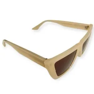 DIFF Winona Sunglasses Milky Nude Frame Brown Lenses Sleek Cat Eye NWT Diff Eyewear | Accessories | Diff Winona Sunglasses Milky  main image 2